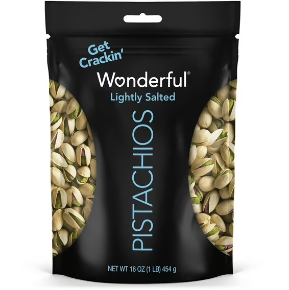 Wonderful Pistachios In-Shell Lightly Salted Nuts, 16 Ounce Bag gallery