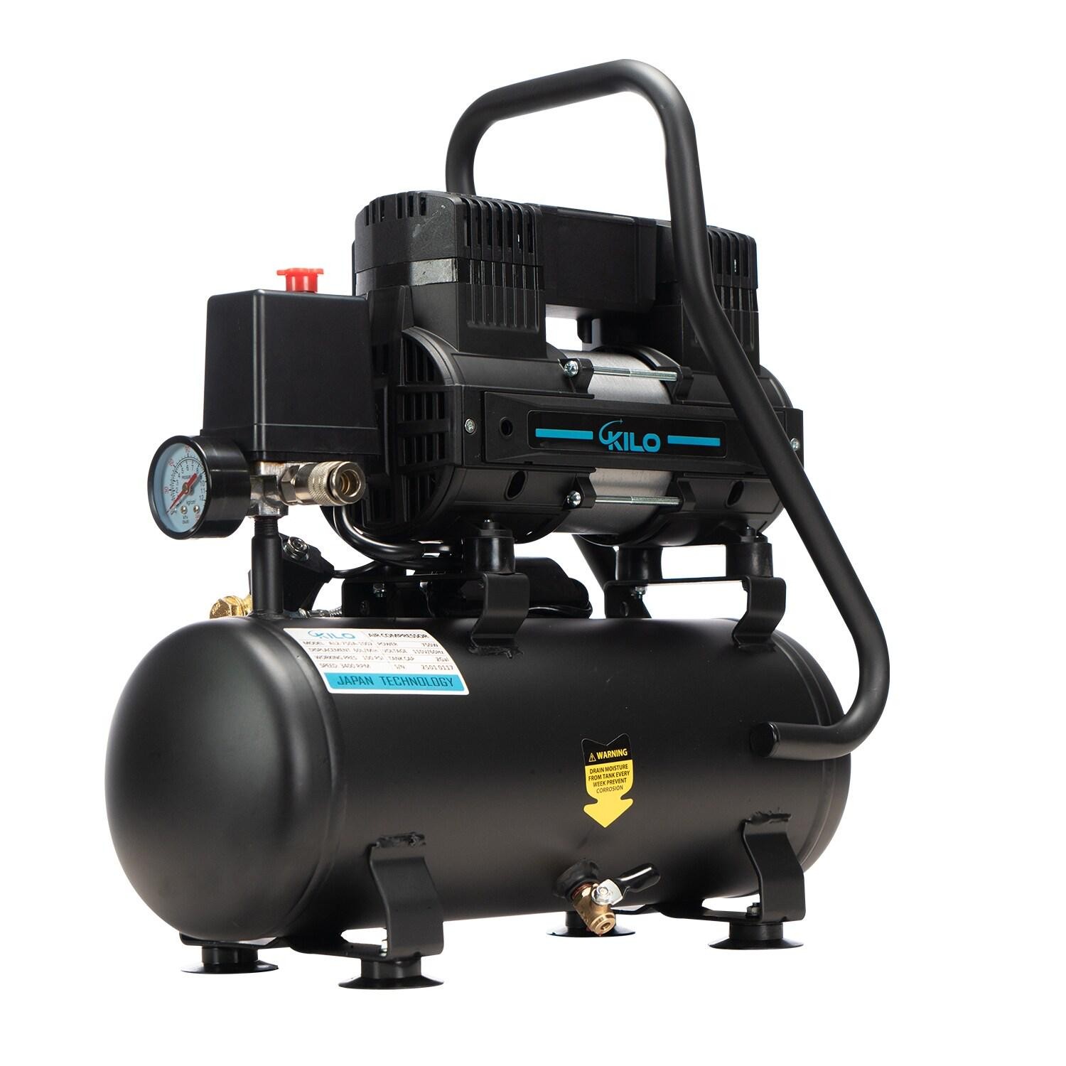 2 Gallon Oil Free Air Compressor, 1.0HP, Max.115 PSI Pressure, 65dB Ultra Quiet gallery