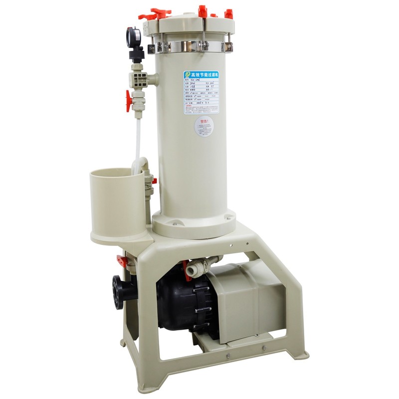 Electroplating Filter System 6-Core High Flow Self-Priming Pump FRPP 220V Electr gallery