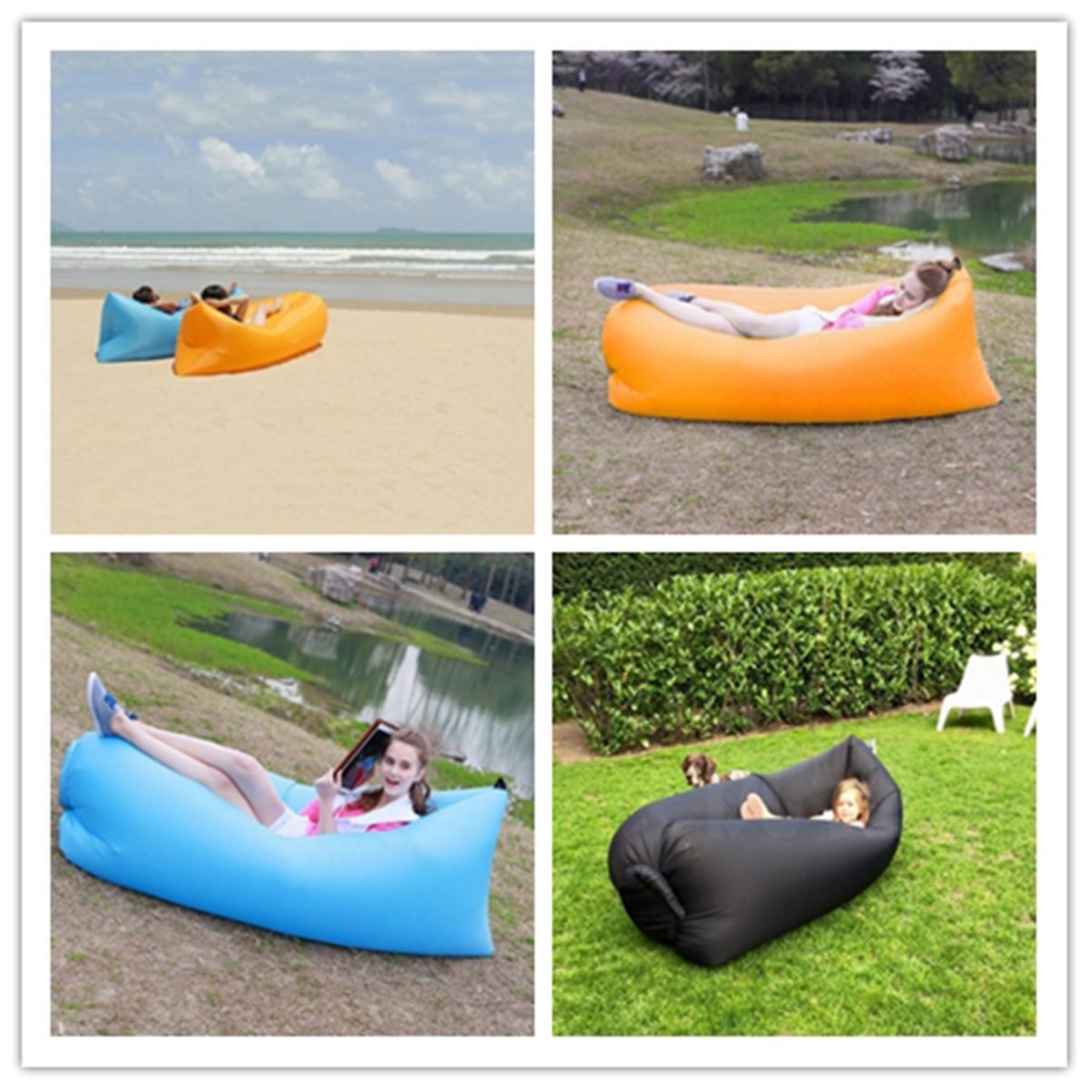 Waterproof Inflatable Outdoor Sofa Camping Bed Portable Party Couch (6 Colors) gallery
