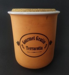 Kitchen Storage Ceramic Pot Cottage Cheese Terracotta Gourmet Gratin Italy