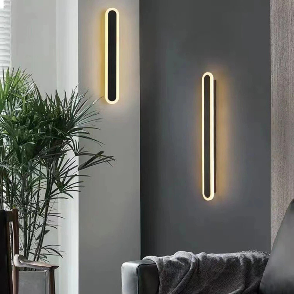 Minimalist LED Wall Sconce Light Linear Wall Lamp Outdoor Lighting Fixture Lamp gallery