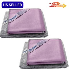 2 PACK (4pc) Norwex Basic Package, EnviroCloth + Window Cloth. FAST SHIPPING