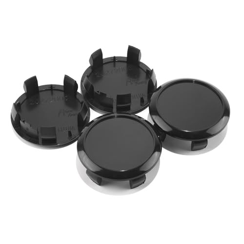 4Pcs 57mm(2.23in) Wheel Center Caps OD: 57mm/2.23in, ID: 50mm/1.97in Black gallery
