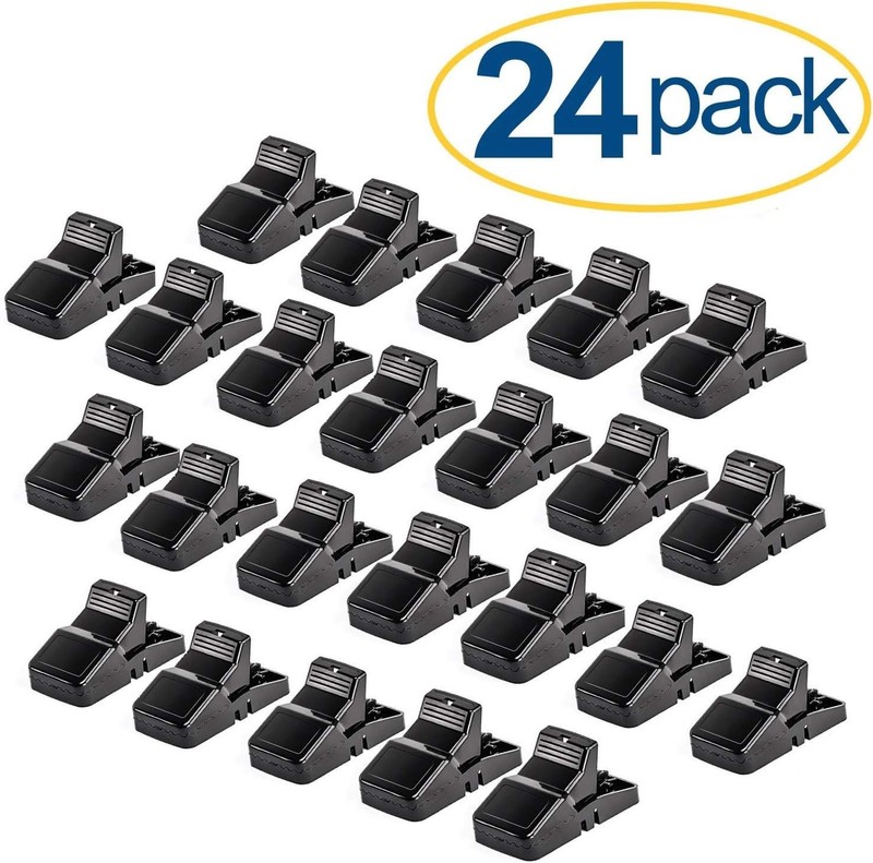 Washable Rat Traps 4PK - Large Snap Trap Instant Kill Reusable Mouse Control gallery