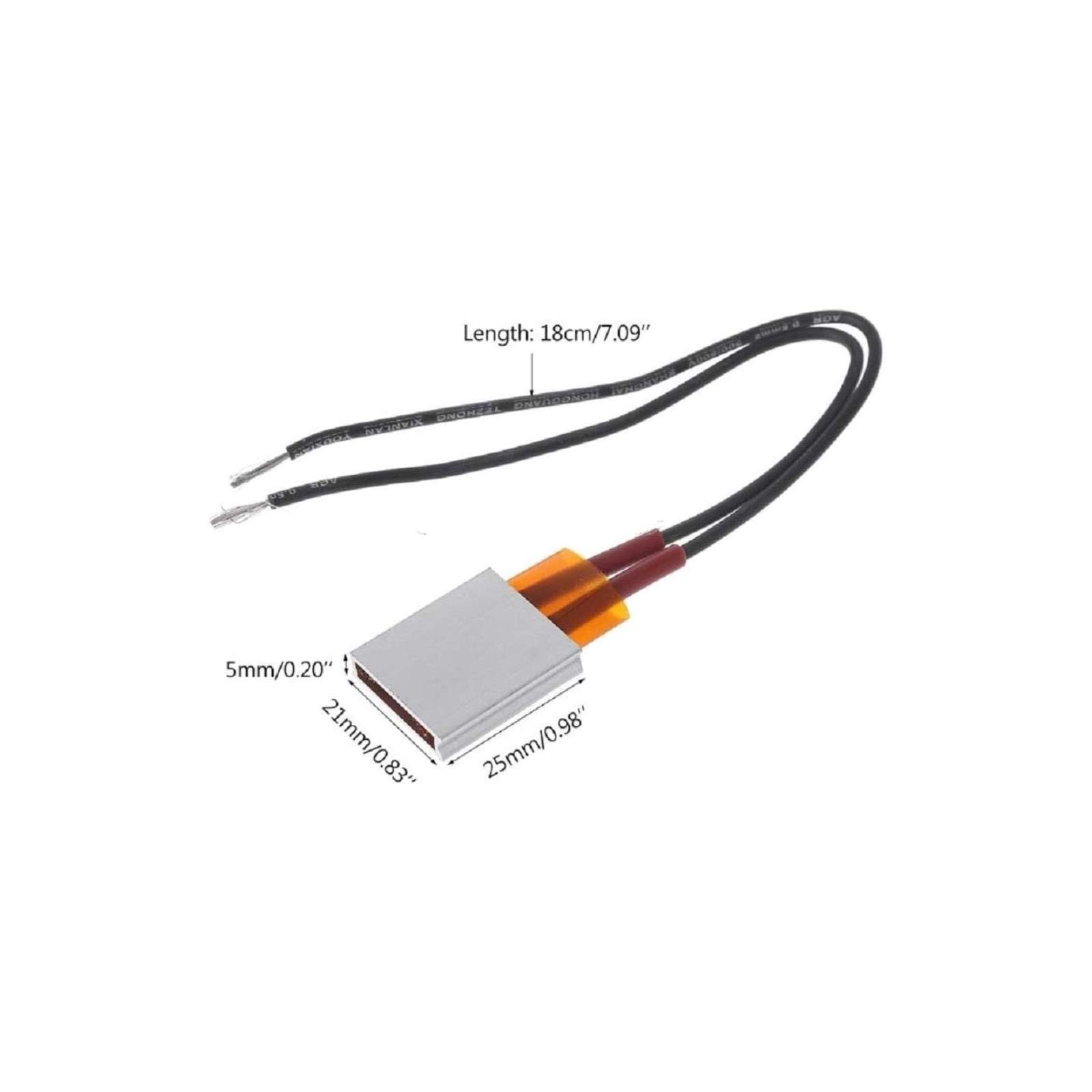 Bestol 2pcs PTC Heating Element 5W-50W AC DC 12V/110V 110v 220 Degree gallery