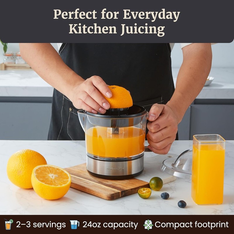 Efficient 40W Citrus Juicer for Oranges, Lemons & Limes - Easy Clean & BPA-Free gallery