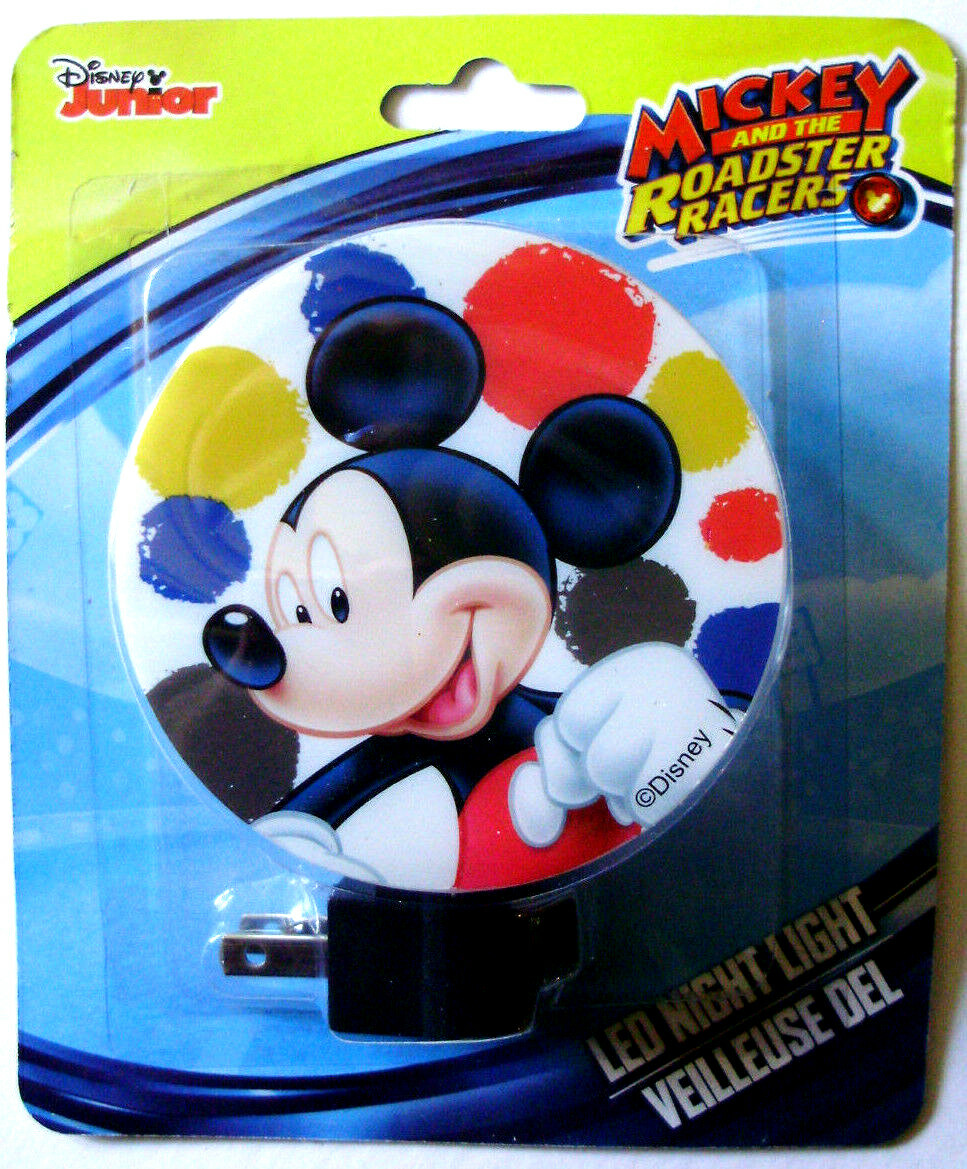 DISNEY JUNIOR MICKEY and the Roadster Racers LED Night Light Rotary Shade gallery
