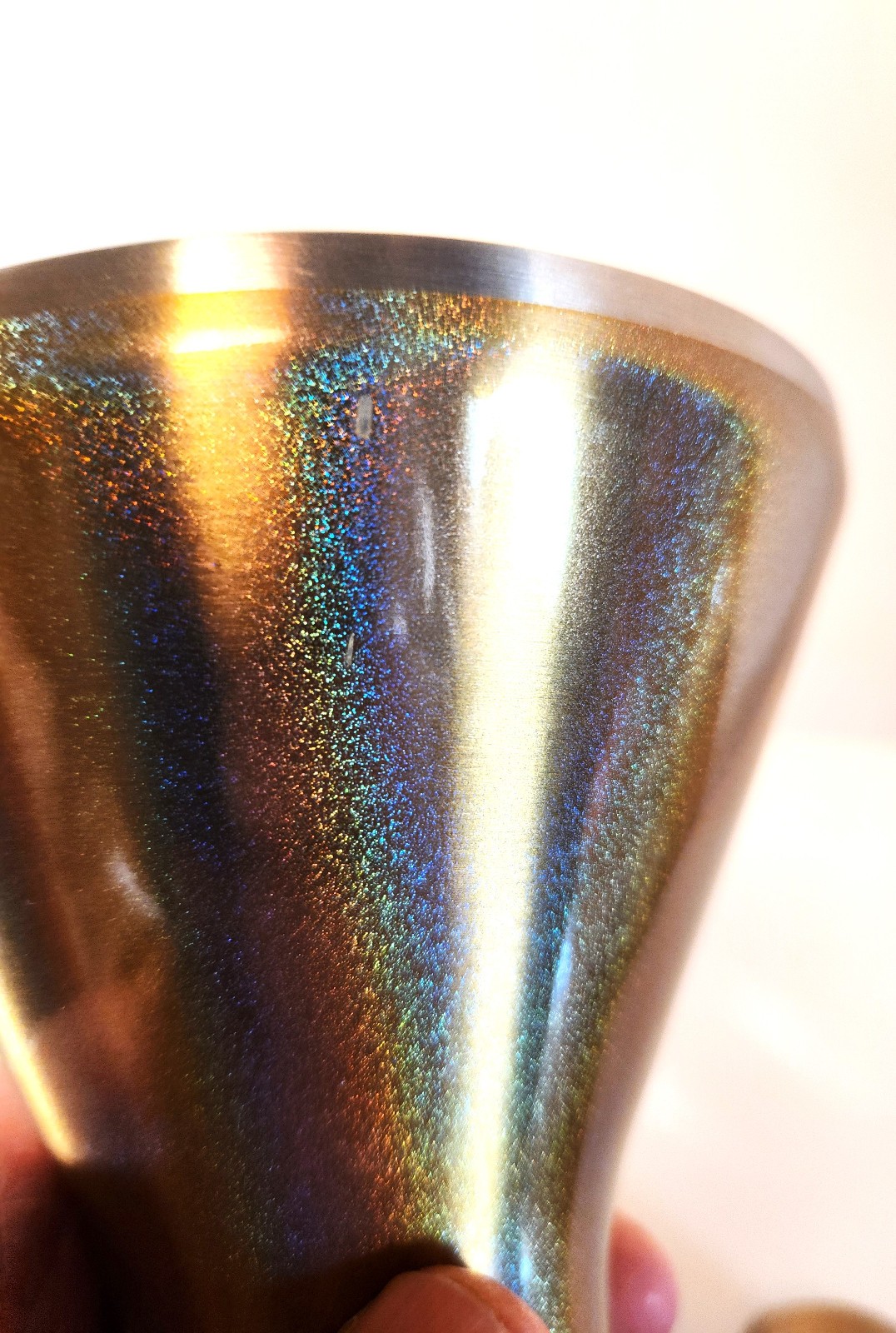 (2) Shimmer Gold Snowfox Vacuum Insulated Stainless Steel Martini Glasses gallery