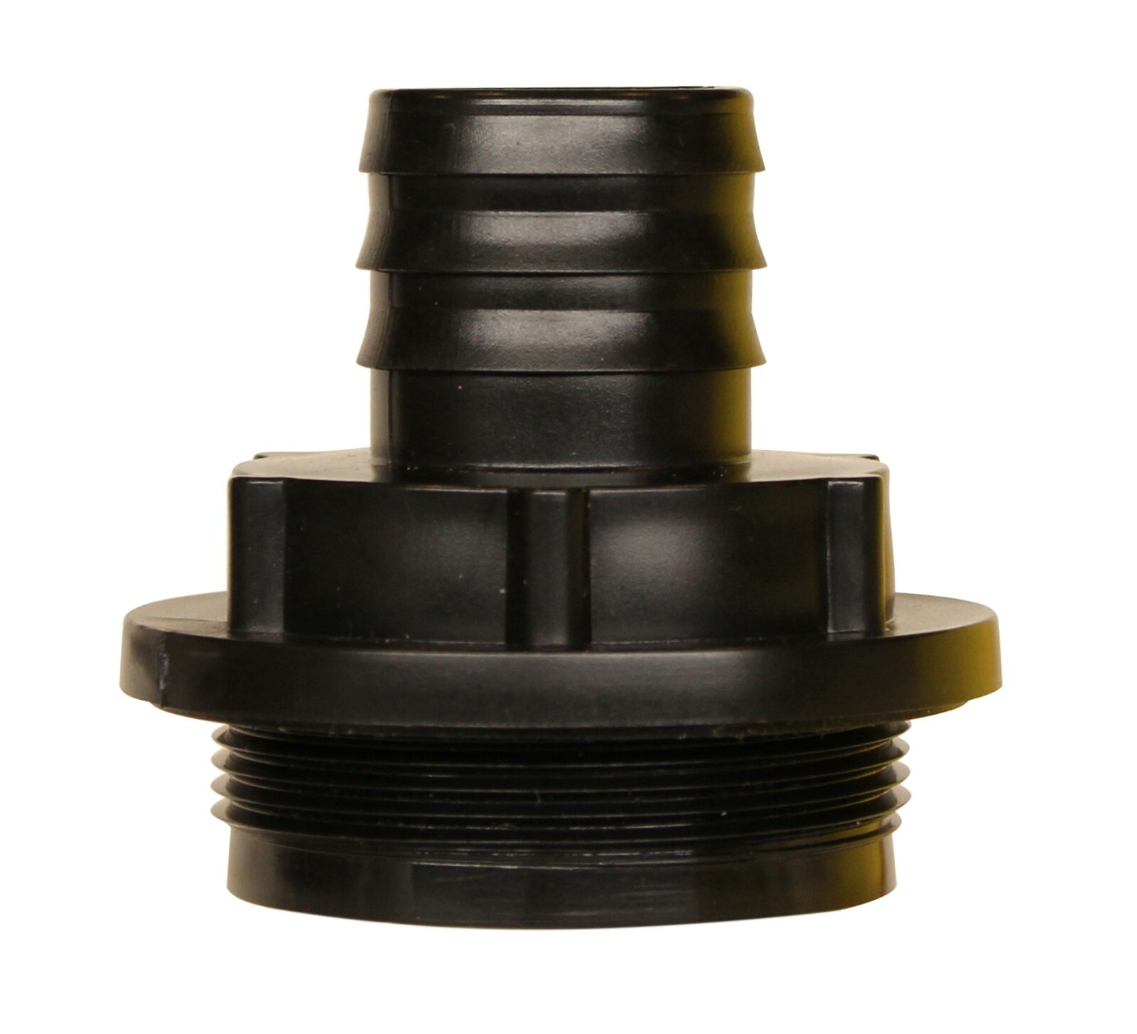 RBI125F Rain Barrel Inlet Buttress Adapter(2" Fine Thread Bung Cap 1-1/4" Barbed gallery