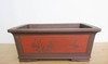 Chinese Guangzhou Unglazed Rectangle 19.75"L x 14.5"W x 8"H Ceramic Bonsai Pot gallery