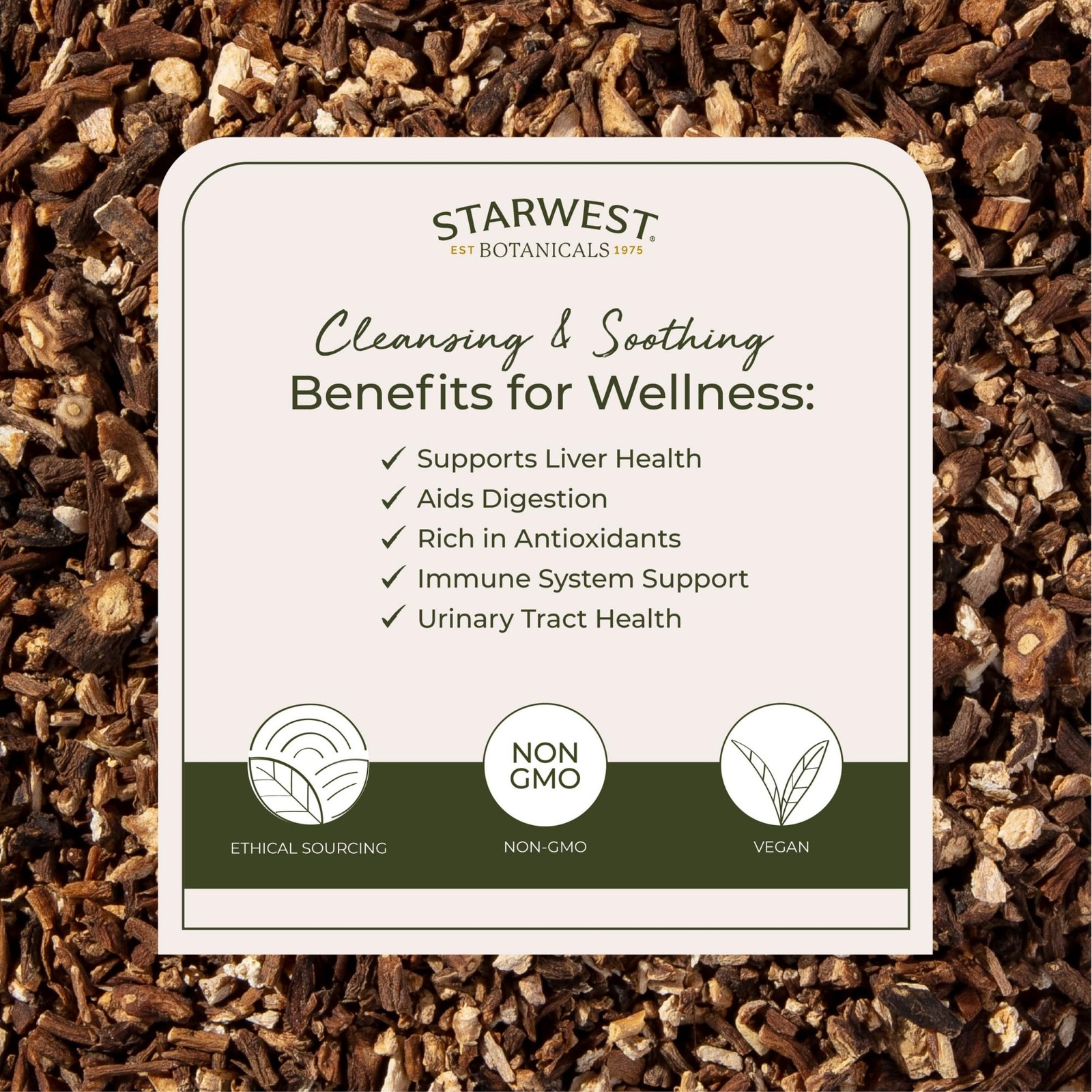Starwest Botanicals Organic Raw Dandelion Root - Loose 4 Ounce (Pack of 1) gallery