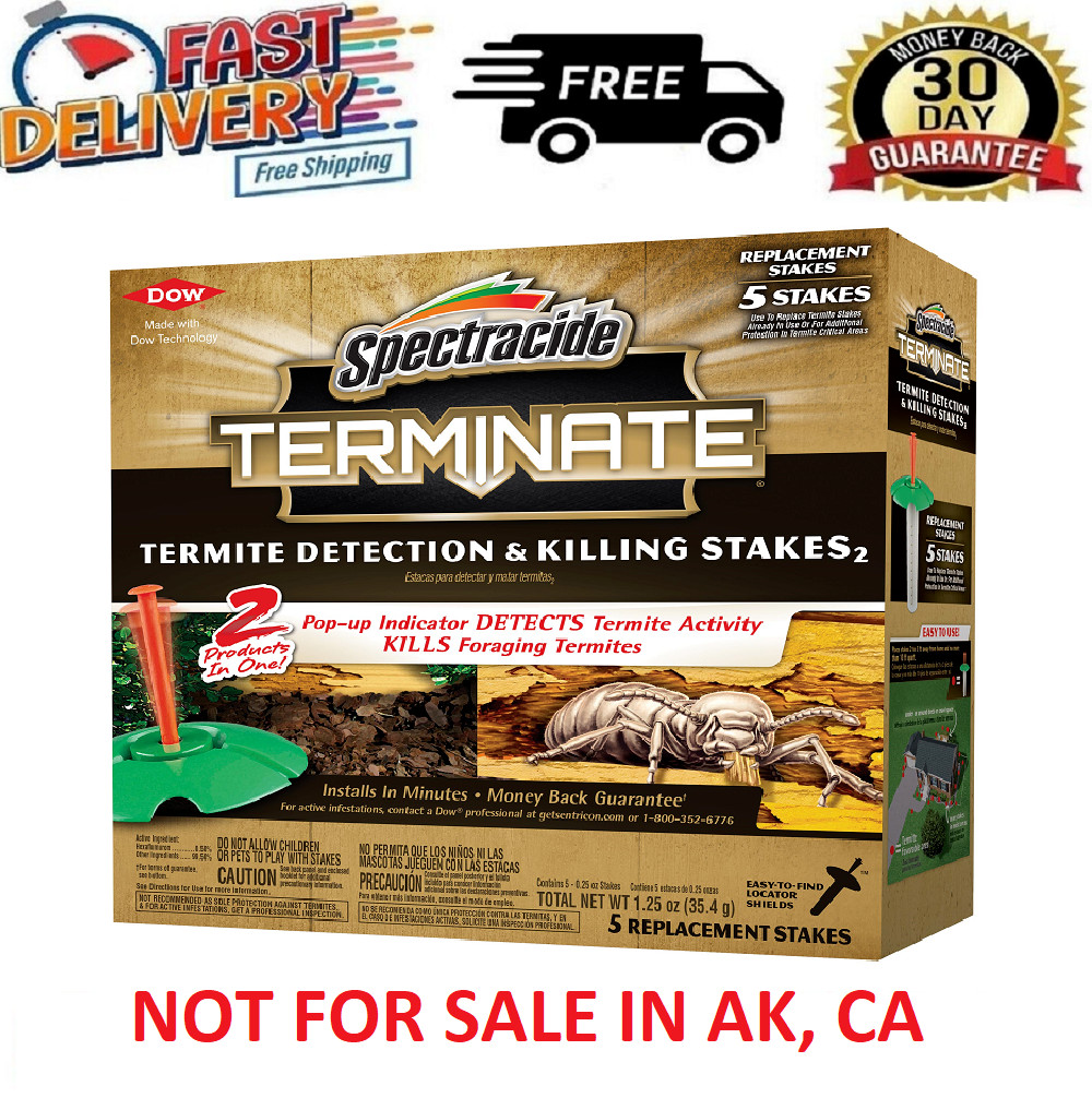 Terminate Termite Killing Stakes (5-Count) Trap Bait Insect Killer Bug Home Pest gallery