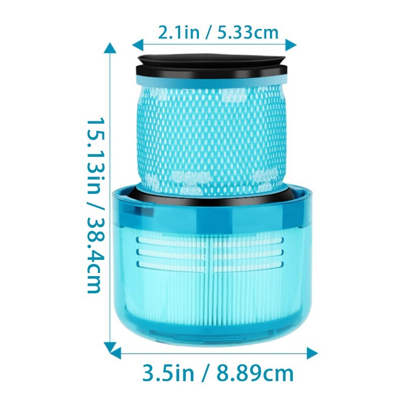 2 Pack HEPA Filter Replacements For Dyson V15 V11 Detect Cordless Vacuum Cleaner gallery