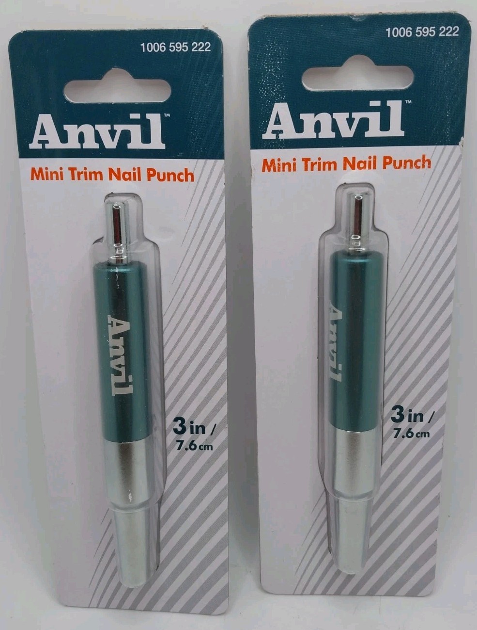 2 Anvil 3 inch Mini Trim Nail Punches Fast Free Shipping gallery