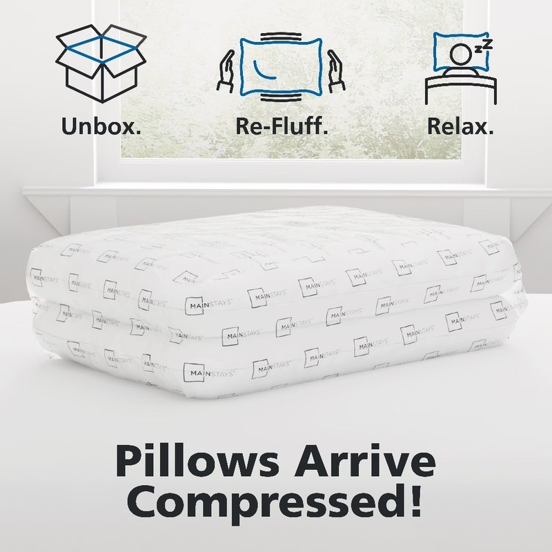 Back & Side Sleeper Bed Pillow, Standard/Queen - Extra Firm Support gallery