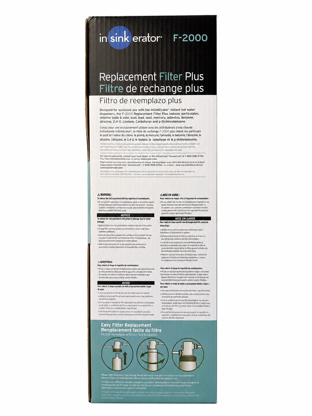 Insinkerator F-2000 Instant Hot Water Dispenser Filter Replacement Filter Plus gallery