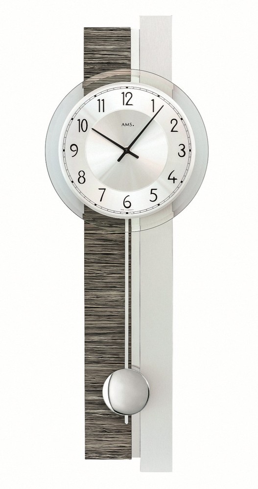 Modern Wall Clock with Quartz Movement by AMS