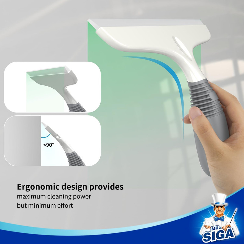 Multi-Purpose Silicon Squeegee for Window, Glass, Shower Door, Car Windshield, H gallery