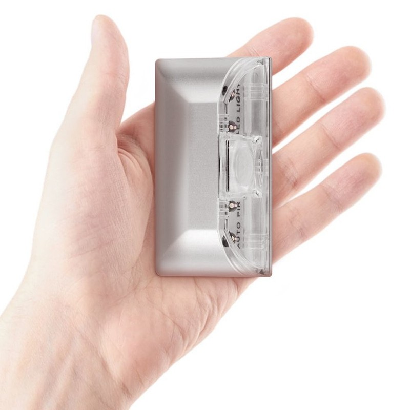 SENHAI 2 Pack Keyhole Light, Infrared IR Wireless Door Lock Lamp, Auto Silver gallery