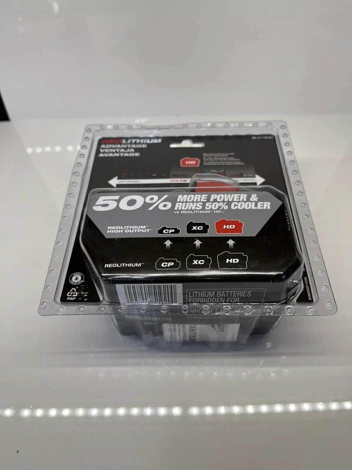 Milwaukee 48-11-1812 M18 RedLithium High Output HD 12.0 Battery Pack New Genuine gallery