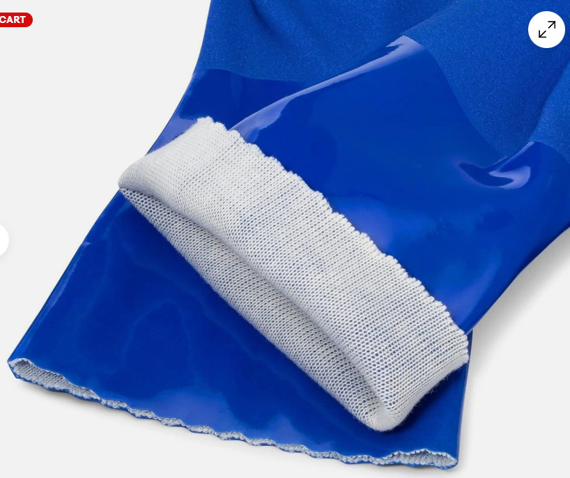 Star Kitchen & Home True Blues Ultimate Blue Household Cleaning Gloves (Medium) gallery