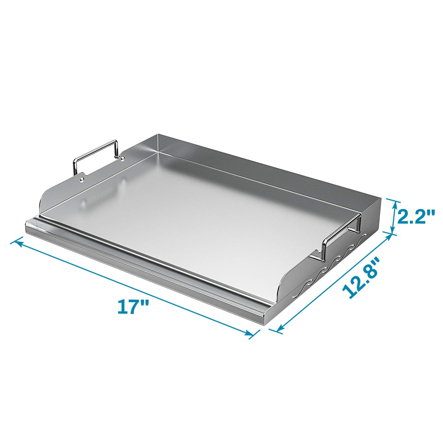 Skyflame Universal Stainless Steel Griddle Flat Top Plate with Even Heating B... gallery