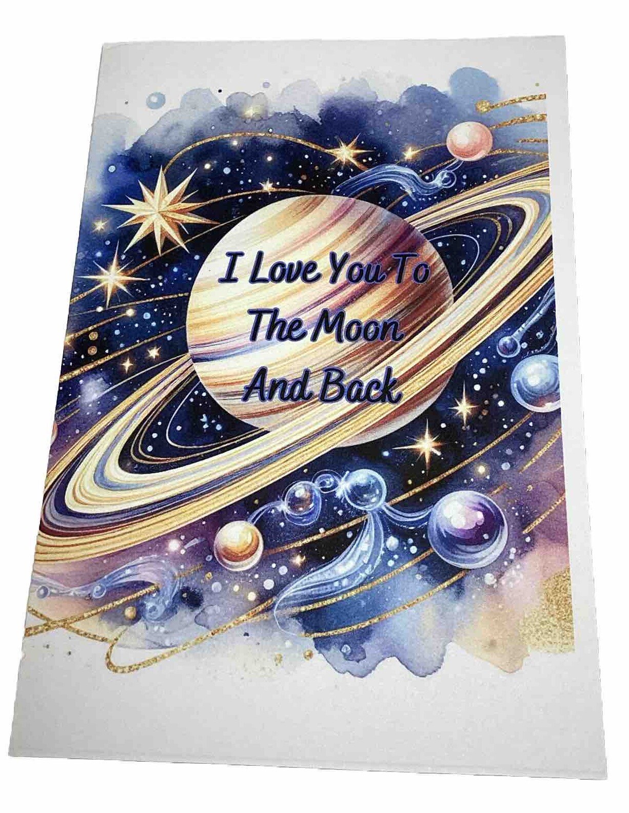 5x7 Inches Love Greeting Card Planets Space HM gallery