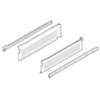 Blum 20" Metabox 75Lb Capacity 5-7/8" (150mm) Height 3/4" Extension Drawer Slide gallery