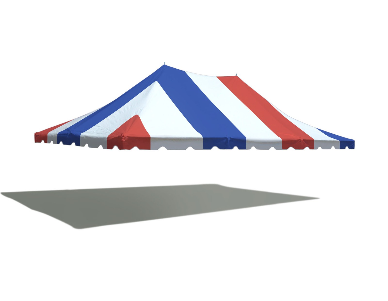 Replacement Pole Tent Canopy Top 20x30 Red White Blue Cover Event Wedding Party gallery
