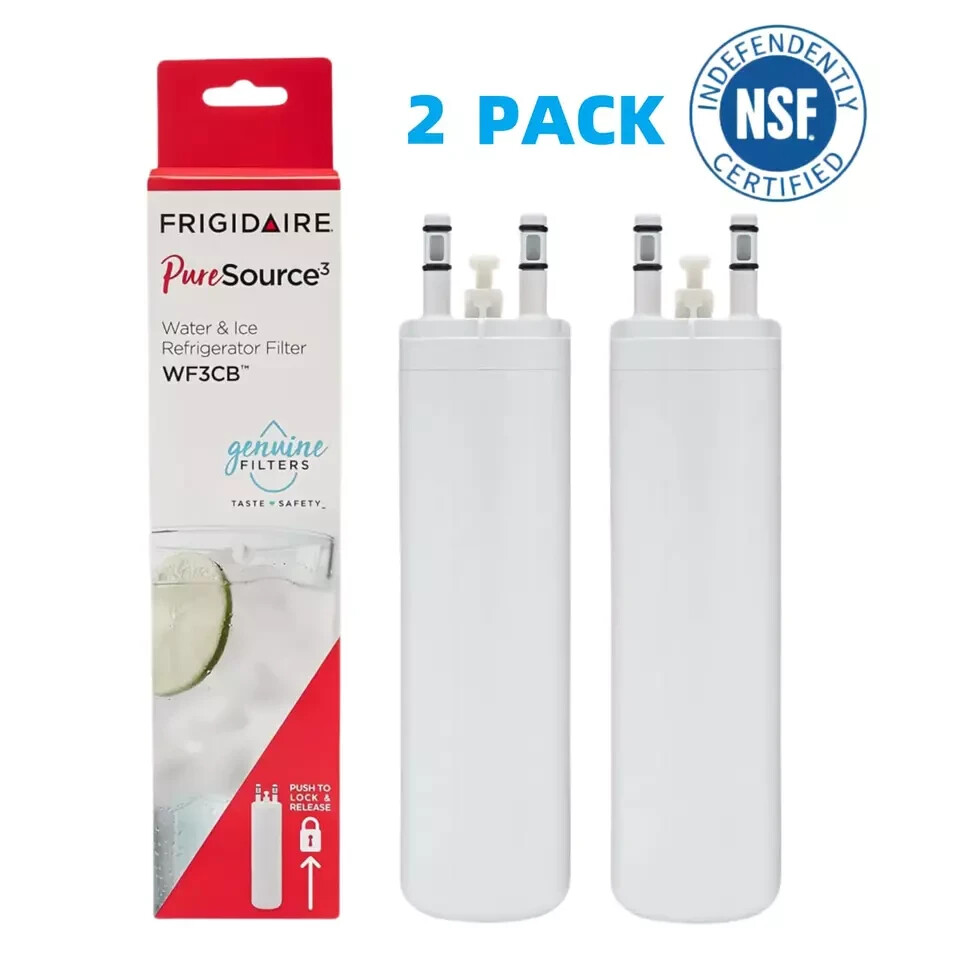 2 PACK Fit Frigidaire WF3CB Refrigerator PureSource 3 Water & Ice Filter,NEW,US gallery