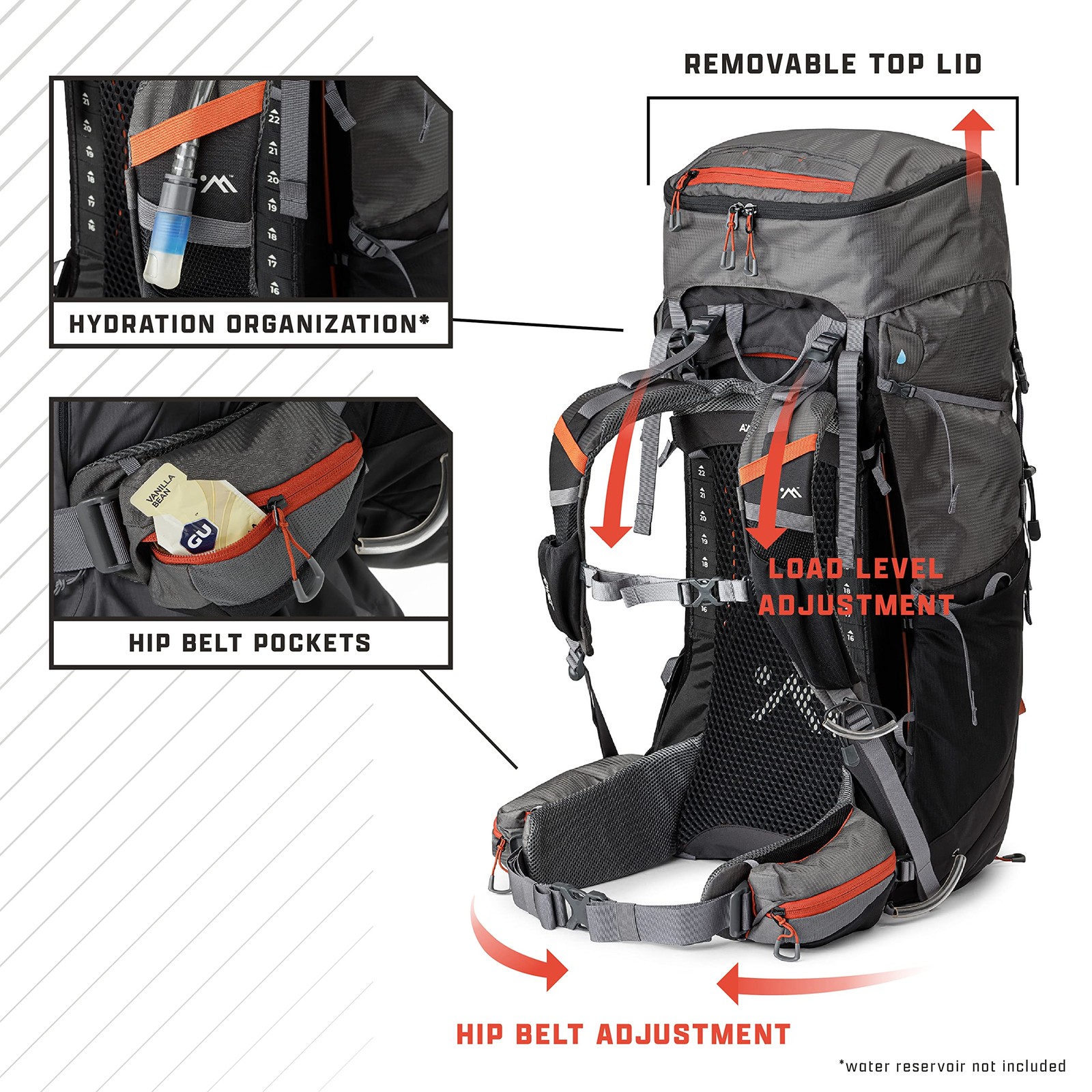 Hiking Backpack | Camping Essentials Lightweight Backpack for Men & Women, Tr... 2