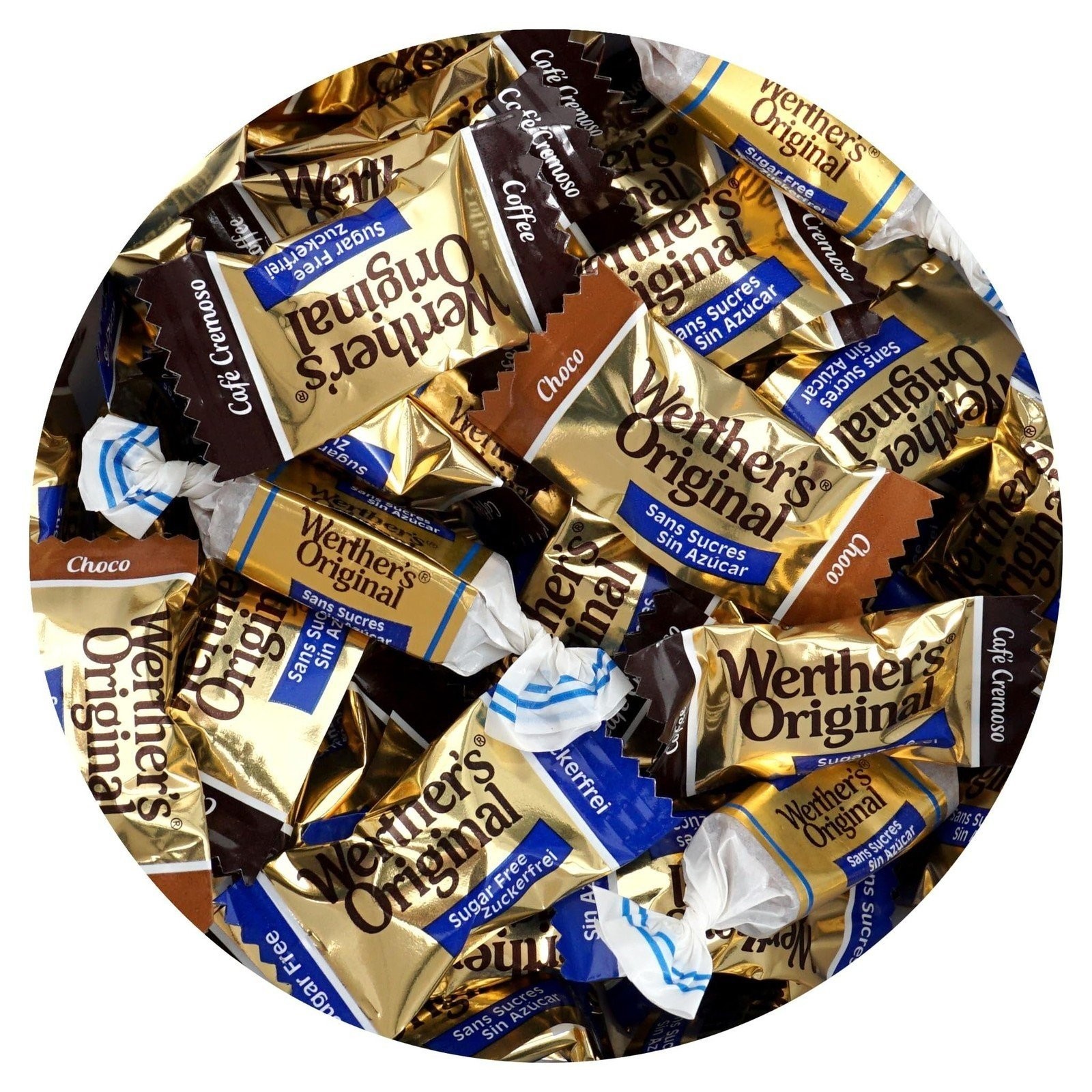 Werthers Sugar Free Hard & Chewy Assorted Caramels, 8 Ounce Bulk Bag, 4... gallery