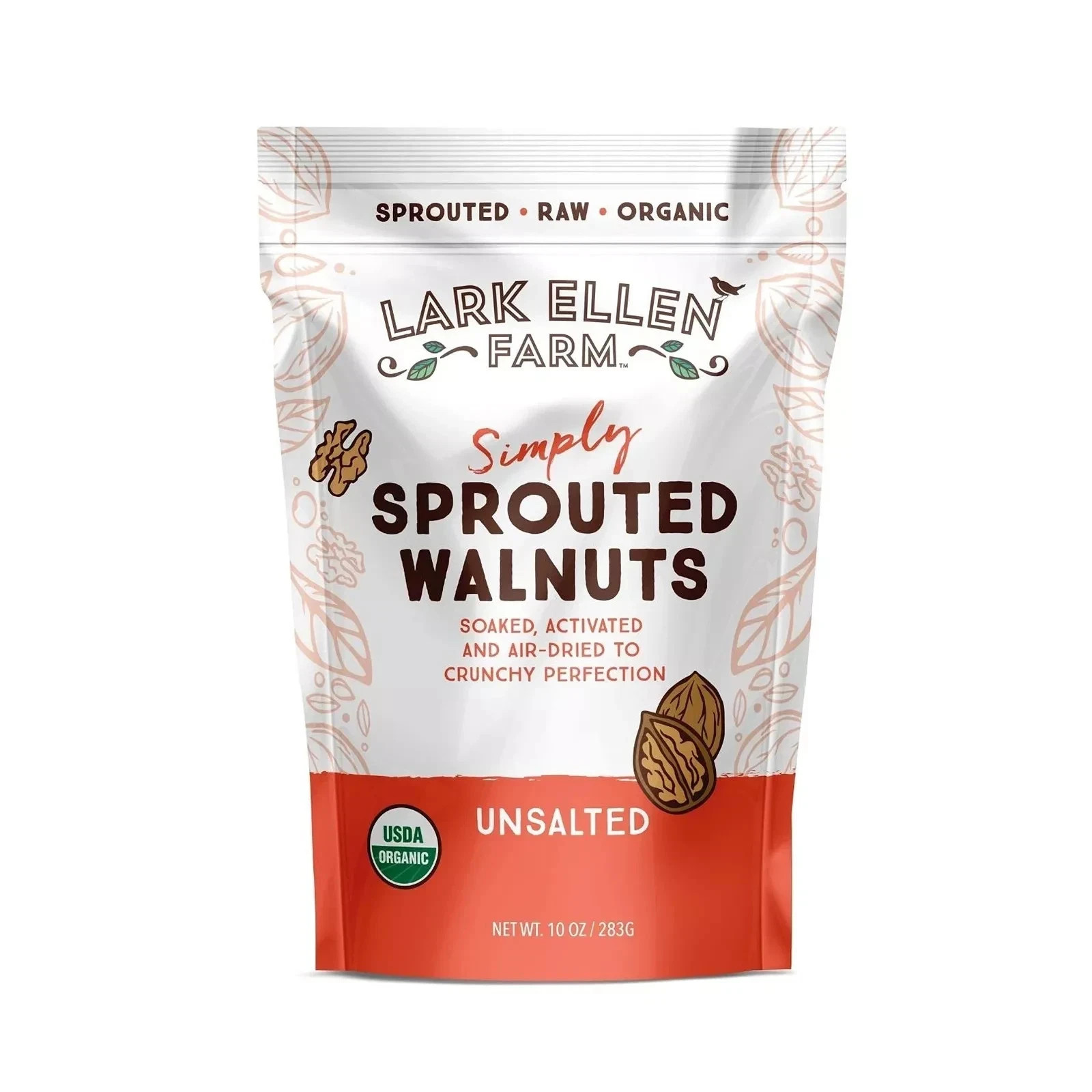 Lark Ellen Farm Sprouted Organic Certifed Walnuts Unsalted - Non GMO Keto Sna... gallery