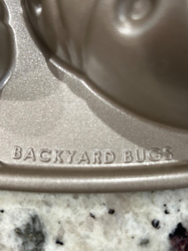 Nordic Ware Backyard Bugs Pan Bronze/Silver 5 Cups / 1.2 Liters Made USA gallery