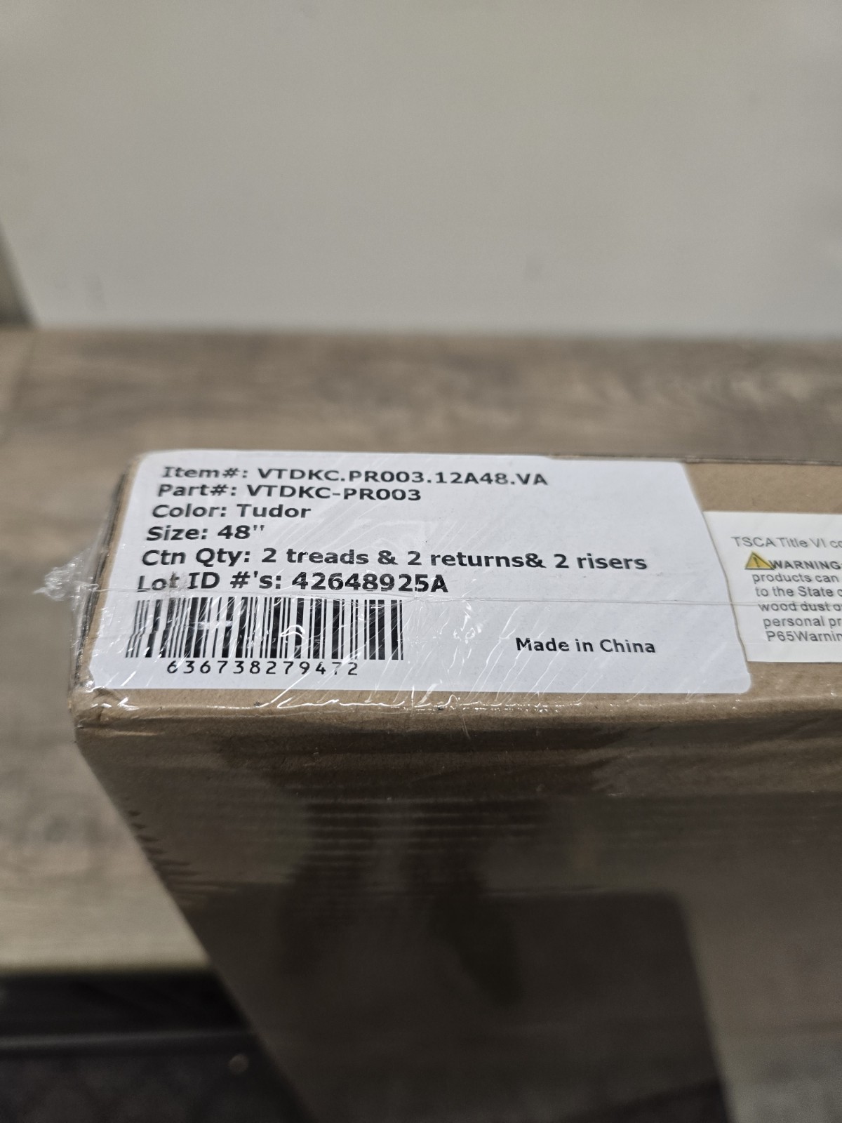 Mohawk Home Easy Install Stair Tread Kit Tudor Oak - Pack Of 2 Treads NEW gallery