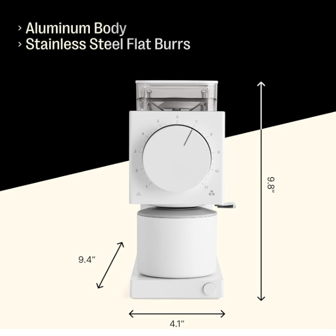Fellow Ode Gen 2 Brew Grinder Matte White, Free Shipping gallery