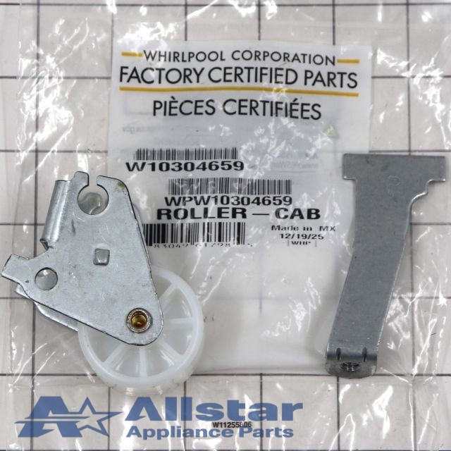 Whirlpool Refrigerator Right Front Wheel Assembly WPW10304659 gallery