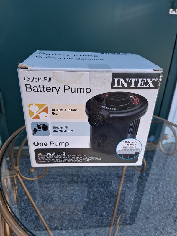 Intex Quick-Fill 6 “C” Battery Pump 68638E New gallery