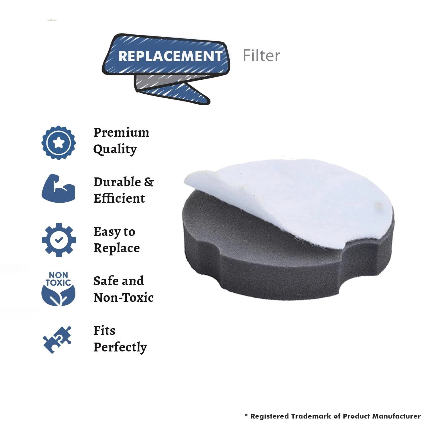 Fits For Bissell PowerForce Compact Lightweight Vacuum Filter #1604896 gallery