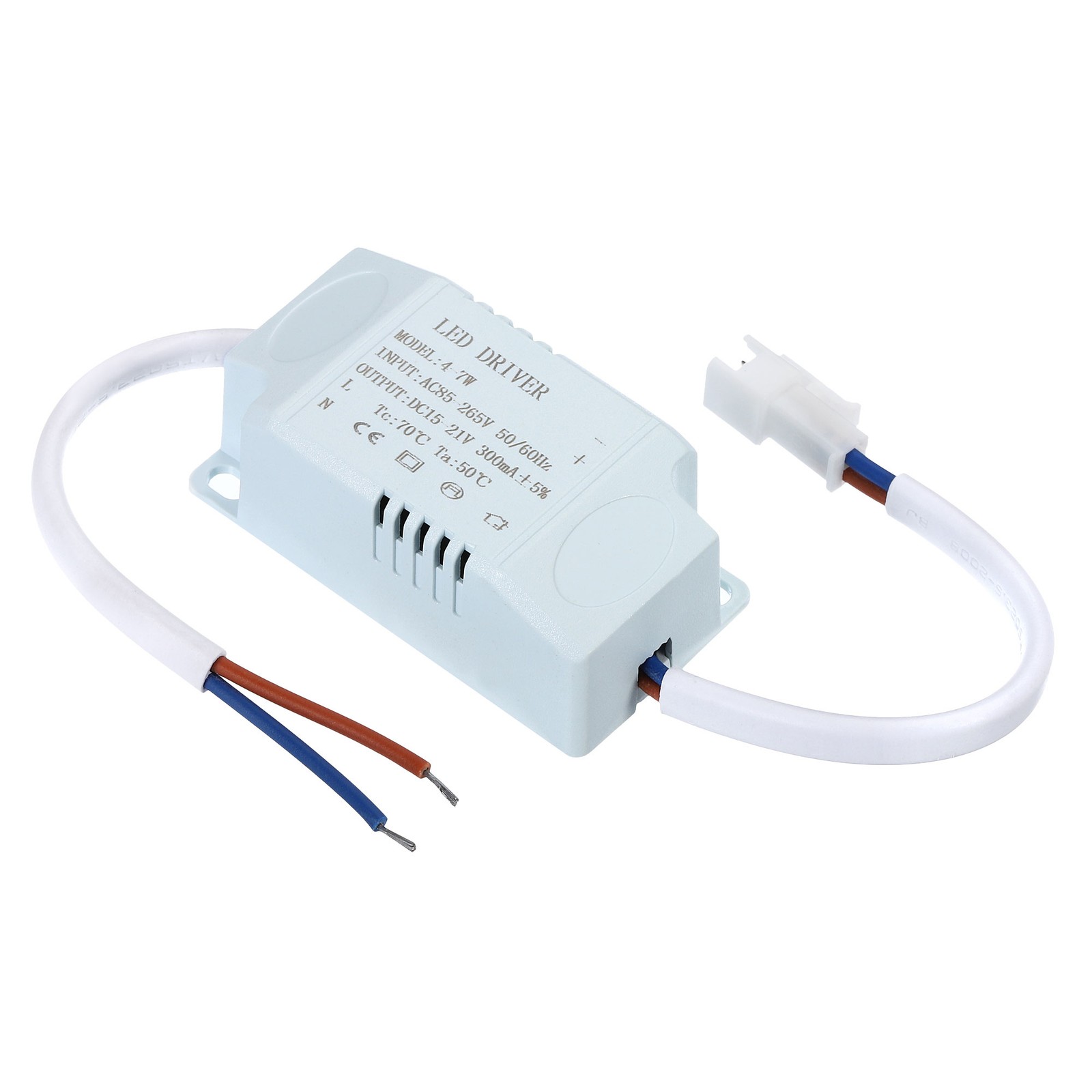 5pcs 4-7W 300mA LED Driver AC 85-265V Output 15-21V DC Male Connector gallery