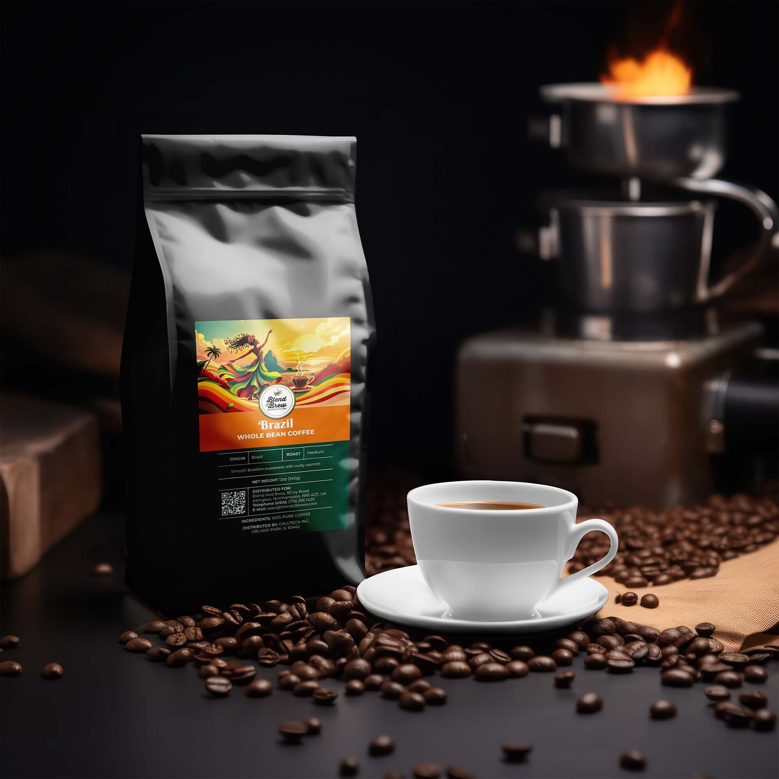 Brazil Coffee, Whole Bean or Ground, 12oz to 5lb gallery