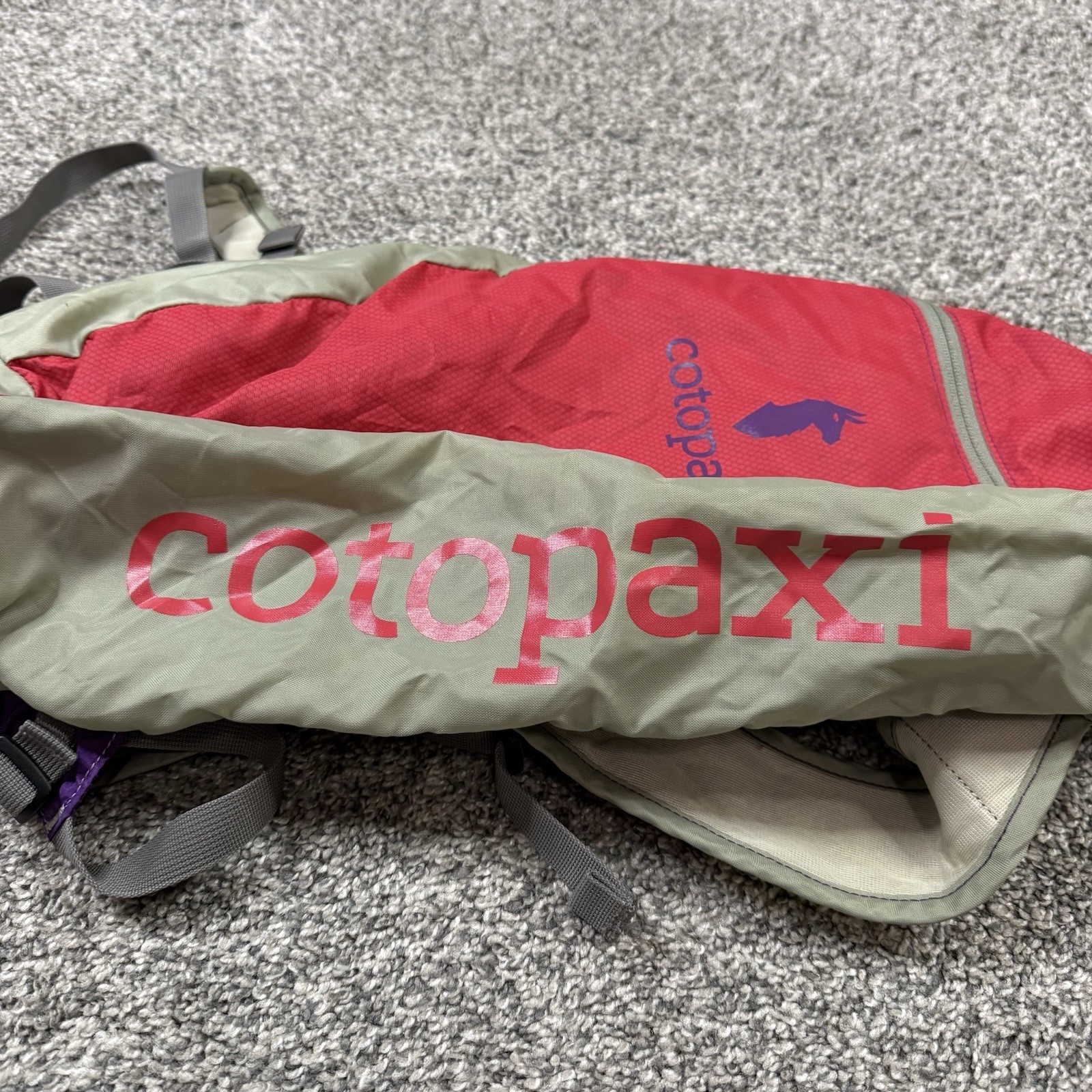 Cotopaxi Multi Top Drawstring Luzon 18L Hiking Backpack Logo Red 4