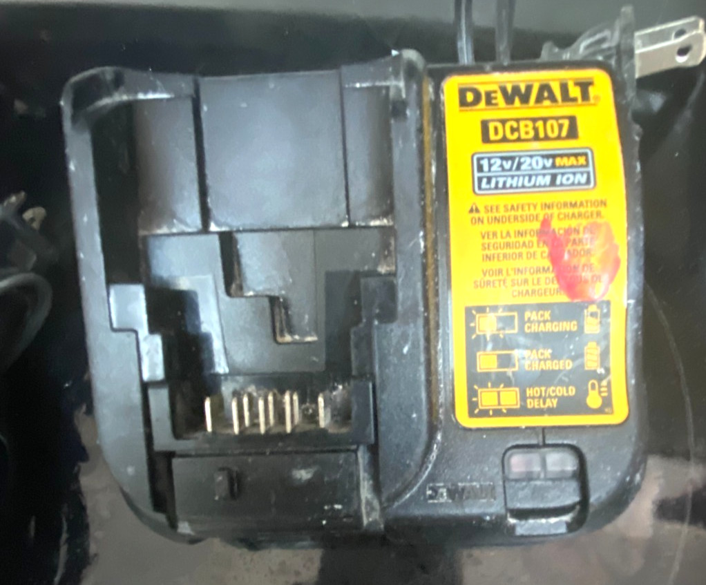 Three DeWalt Battery Chargers DCB115 DCB1106 DCB107 12V/20V Max Lithium Ion gallery