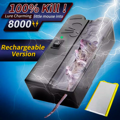 ELECTRIC MOUSE & RAT KILLER – COMPACT ELECTRONIC PEST TRAP WITH ZAPPER FUNCTION