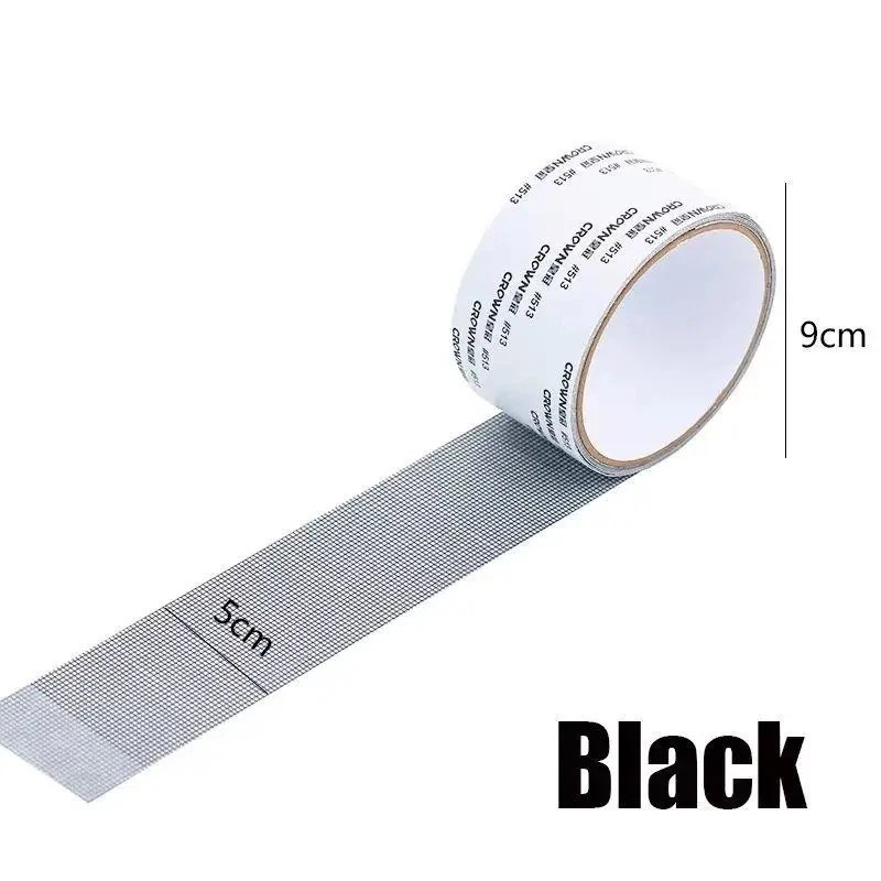 Screen Patch Repair Kit Window Repair Tape Fiberglass Covering Mesh Tool 5*200cm