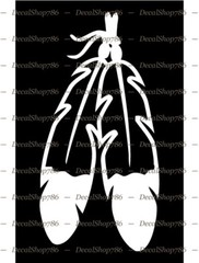 Native American Indian Feathers – Car/SUV Vinyl Die-Cut Peel N’ Stick Decals