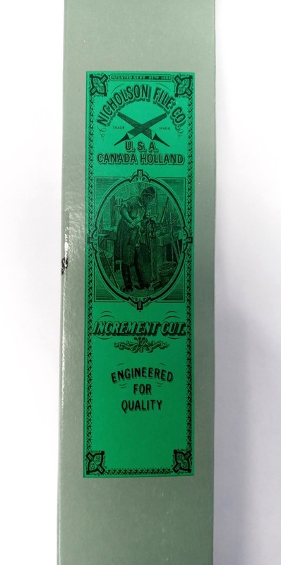 Nicholson 15024N 6" Triangular Double Extra Slim Taper File gallery
