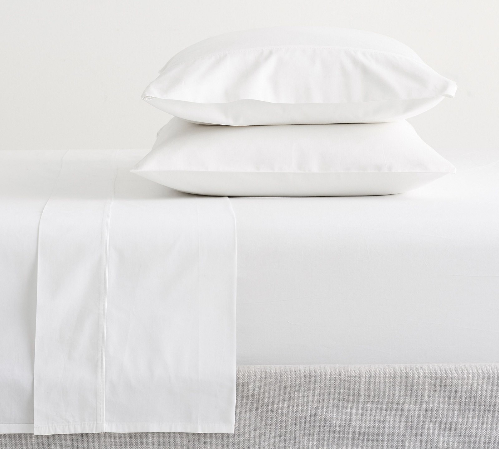 Pottery Barn - 400-Thread-Count Organic Percale Sheet Set 4166596 - Clearance gallery