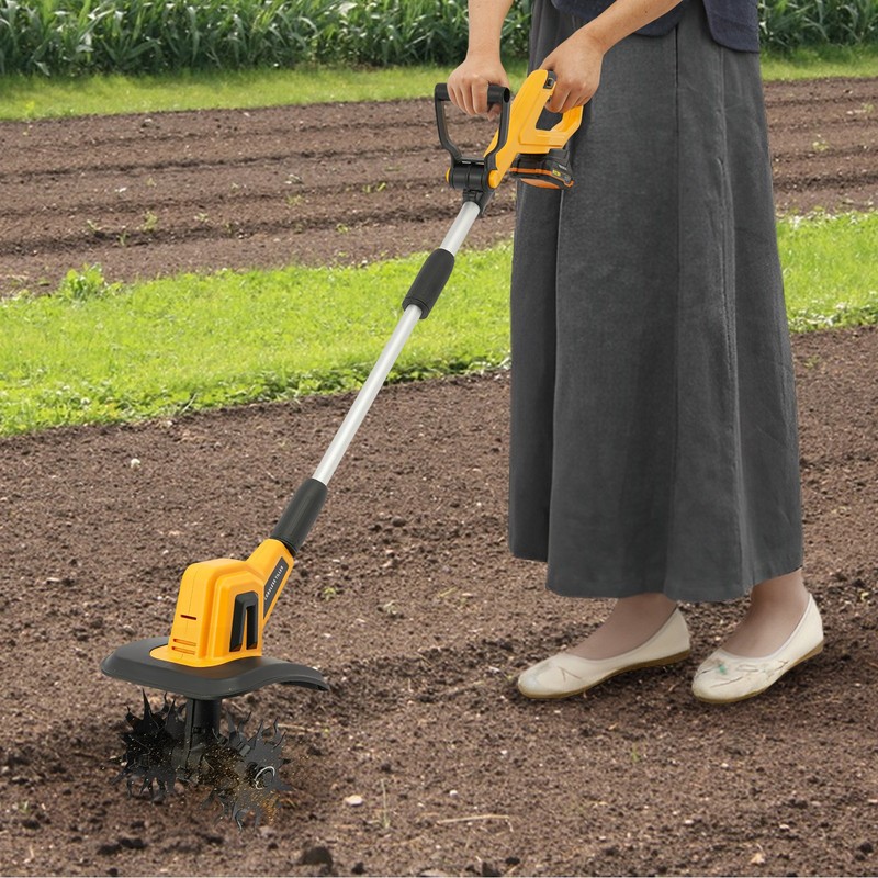 Cordless Tilling Machine, Lithium Battery Garden Micro Tiller, Tilling Machine gallery